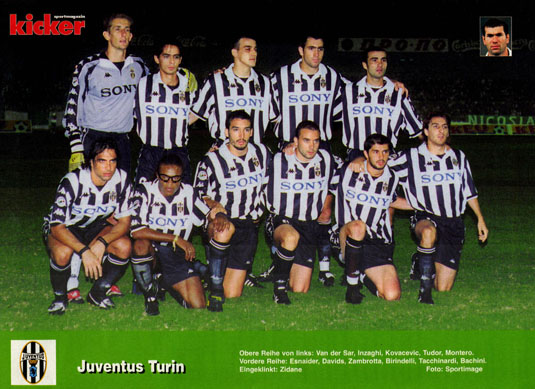 Ювентус состав команды 2001